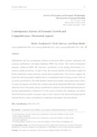 Contemporary Factors of Economic Growth and 
Competitiveness: Theoretical Aspects