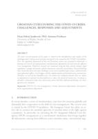 Croatian Cities during the COVID-19 Crisis: Challenges, Responses and Adjustments