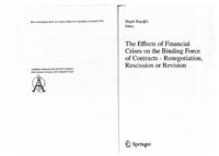Can Financial Crisis Lead to the Application of the Institute of Changed Circumstances Under Croatian Law?