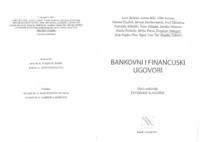 Bankovni i financijski ugovori