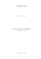 prikaz prve stranice dokumenta Polis-oikos-nomos : ekonomski zakoni