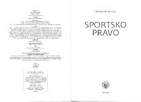 prikaz prve stranice dokumenta Radnopravni status profesionalnih sportaša