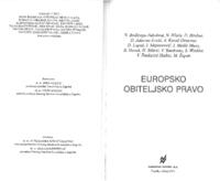 prikaz prve stranice dokumenta Prava članova obitelji u uživanju temeljnih gospodarskih sloboda Europske unije