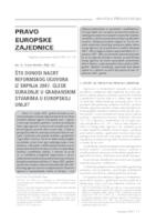 prikaz prve stranice dokumenta Što donosi Nacrt Reformskog ugovora iz srpnja 2007. glede suradnje u građanskim stvarima u Europskoj uniji?