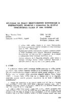 prikaz prve stranice dokumenta Stupanje na snagu Međunarodne konvencije o pripravnosti, reakciji i suradnji za slučaj onečišćenja uljem iz 1990. godine