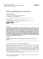 prikaz prve stranice dokumenta University-Employer Cooperation