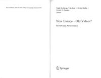 prikaz prve stranice dokumenta New Europe – Old Values? Reform and Perseverance