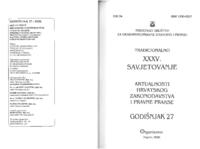 prikaz prve stranice dokumenta Odgovornost za štetu organizatora okupljanja većeg broja ljudi u vrijeme opasnosti zaraze bolešću COVID-19