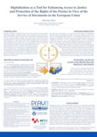 prikaz prve stranice dokumenta Digitalisation as a Tool for Enhancing Access to Justice and Protection of the Rights of the Parties in View of the Service of Documents in the European Union