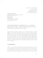 prikaz prve stranice dokumenta The “New Normal” Terminology: A Corpus-Based Study Into Term Variation in COVID-19-Related EU Legislative Texts